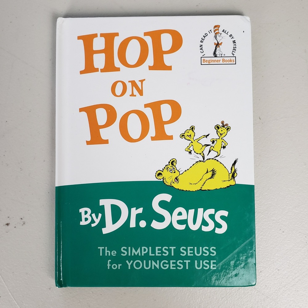 Hop on Pop by Dr. Seuss Hardcover Beginner Books Pictures Early Reader